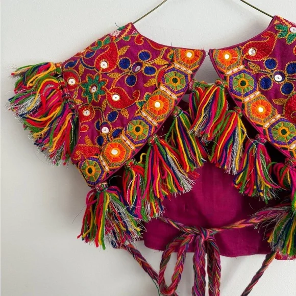 Colorful Navrati Garba Blouse - Picture 3 of 4